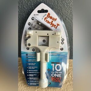 The Original Boat Gadget 10-in-1 Boat Tool Silver BG-002 Brand New Sealed